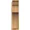 Ekena Millwork Westlake Rough Sawn Traditional Outlooker, Western Red Cedar, 8"W x 22"D x 30"H OUT08X22X30WTL01RWR - alternate 3